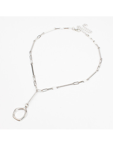 Collar de Cadena Organic Silver