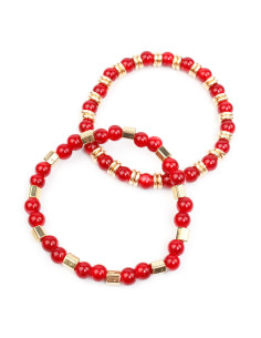 Set de Pulseras Marbled Colors