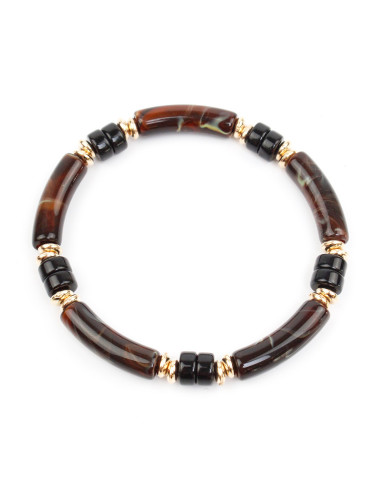 Pulsera Elástica Marbled Cristal