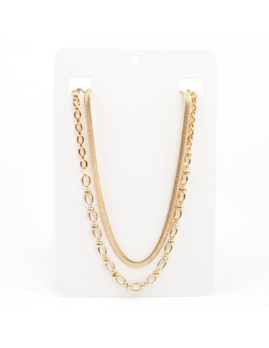 Collar de Cadena Golden Glamour