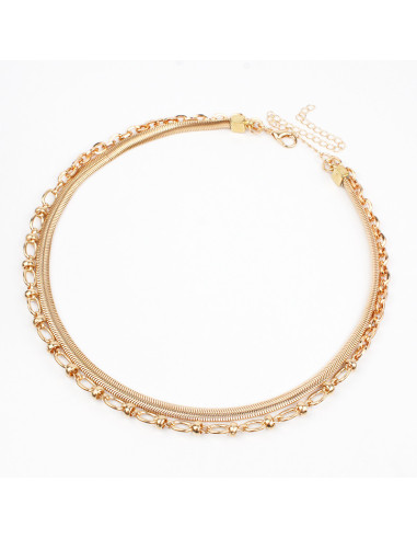Collar de Cadena Golden Glamour