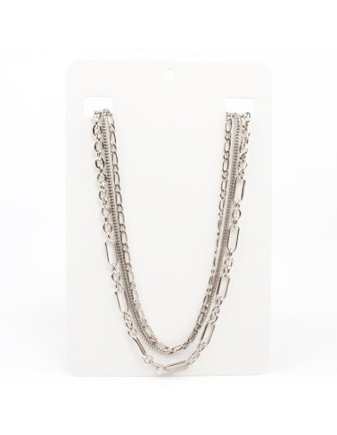 Collar de Cadenas Silver Leyer