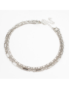 Collar de Cadenas Silver Leyer