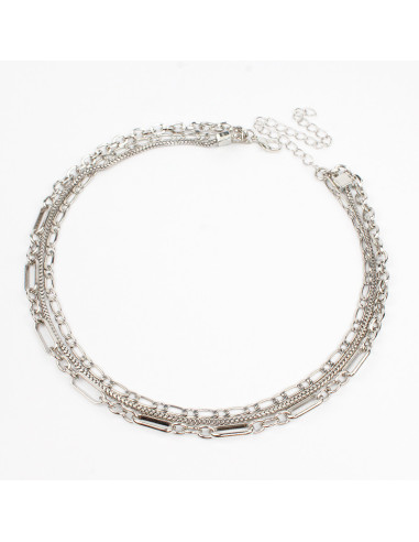 Collar de Cadenas Silver Leyer