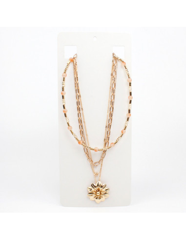 Collar Combinado Gold Flower