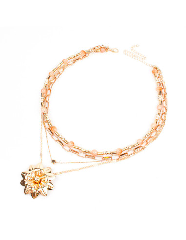 Collar Combinado Gold Flower