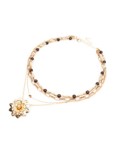 Collar Combinado Gold Flower