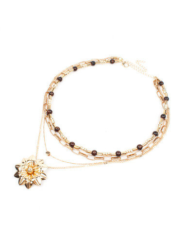 Collar Combinado Gold Flower
