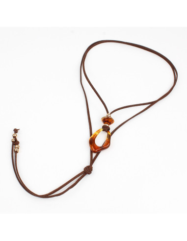 Collar de Gamuza Acrylic