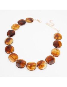 Collar Flexible Honey Stone