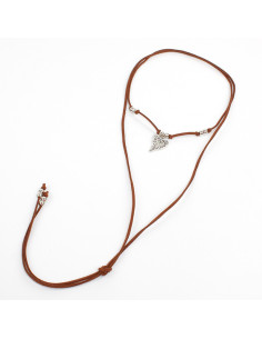 Collar de Gamuza Boho Heart