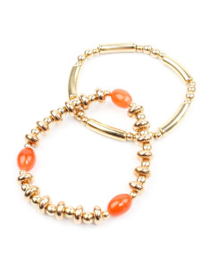 Set de Pulseras Beads Gold