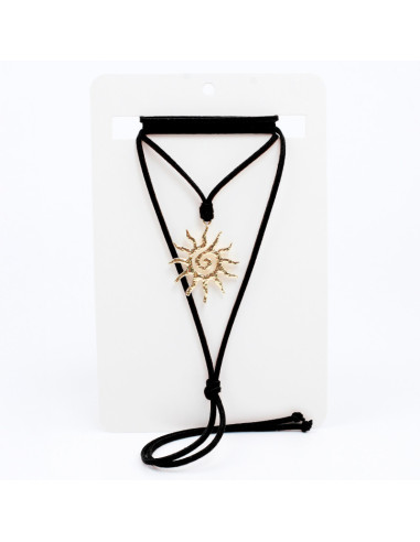 Collar de Gamuza Golden Sun