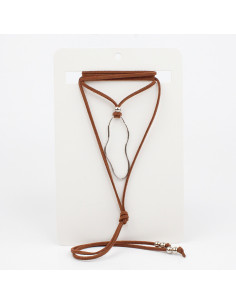 Collar de Gamuza Silver Fine Organic