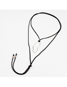 Collar de Gamuza Silver Fine Organic