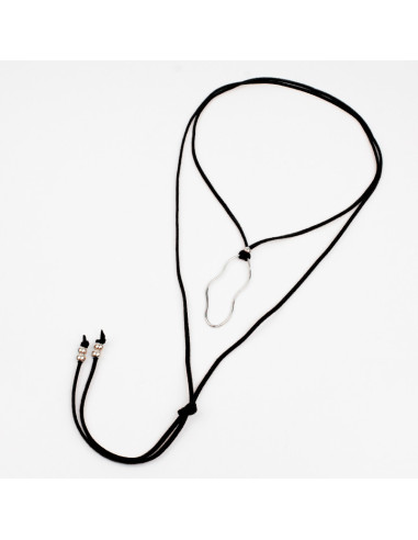 Collar de Gamuza Silver Fine Organic