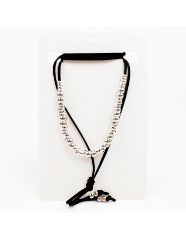 Collar de Gamuza Threaded