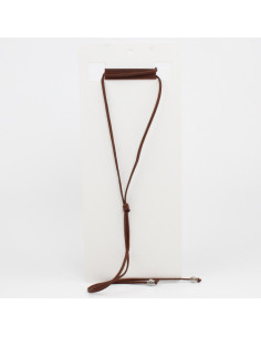 Collar Corbatero de Gamuza