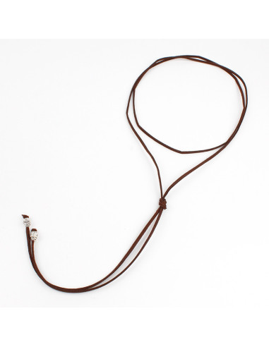 Collar Corbatero de Gamuza