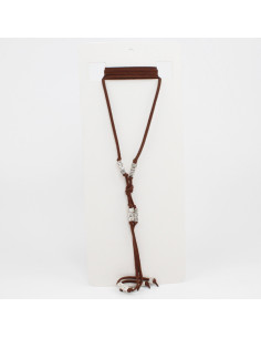 Collar Corbatero de Gamuza Tiny Runes