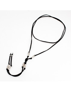 Collar Corbatero de Gamuza Tiny Runes