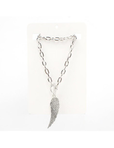 Collar de Cadenas Wing Silver
