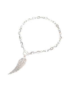 Collar de Cadenas Wing Silver