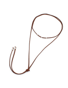 Collar Corbatero de Gamuza Beads