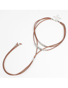 Collar Corbatero de Gamuzas