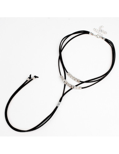 Collar Corbatero de Gamuzas