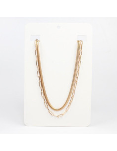 Collar de Cadenas Essential Gold