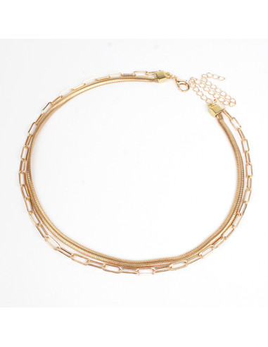 Collar de Cadenas Essential Gold
