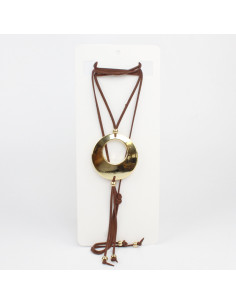 copia de Collar de Gamuza Double Gold