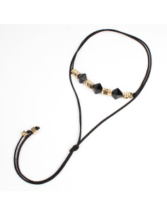 Collar de Gamuza Candy Gold