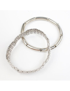 Set de Pulseras Silver Trace
