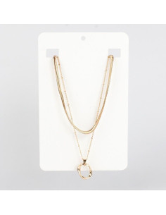 Collar de Cadenas Twisted Link