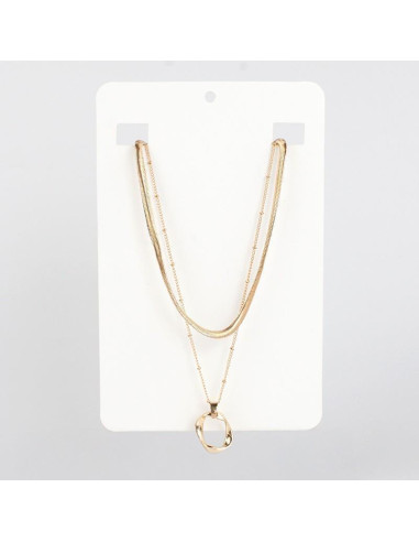 Collar de Cadenas Twisted Link