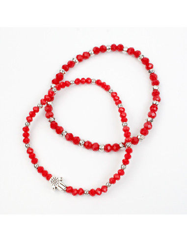 Set de Pulseras Elásticas Hamsa Colors