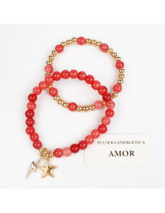 Set Pulseras Energy Gold