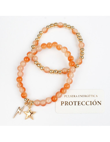 Set Pulseras Energy Gold