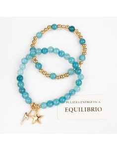 Set Pulseras Energy Gold