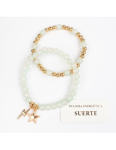 Set Pulseras Energy Gold
