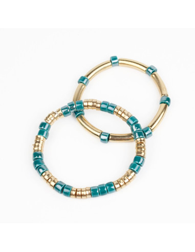 Set de Pulseras Ceramic Colors