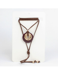 Collar de Gamuza Colored Coin