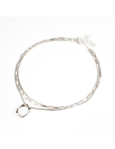 Collar de Cadenas Organic Link