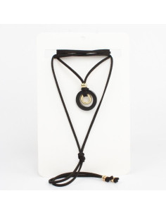 Collar de Gamuza Boho - Infinita Moda