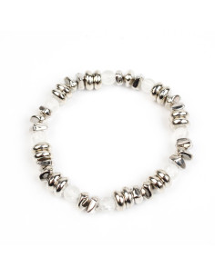 Pulsera Elástica Organic Silver