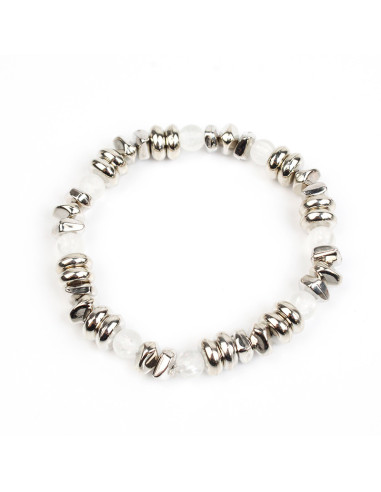 Pulsera Elástica Organic Silver