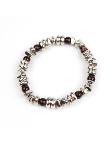 Pulsera Elástica Organic Silver