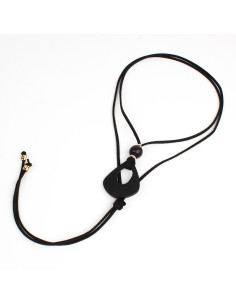 Collar de Gamuza Black Wood